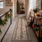 Christmas Kitchen Runner Rug, 2x6 Soft Christmas Bathroom Runner Rug