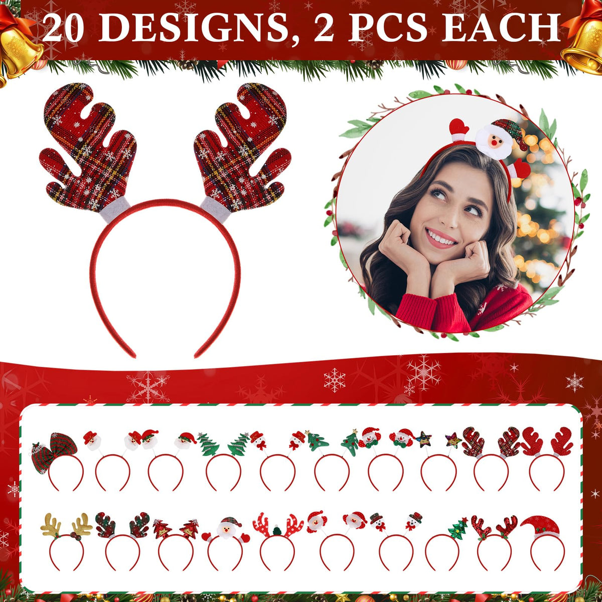 400 Pcs Christmas Party Favors Bulk,