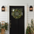 National Tree Company 24in Pre-Lit Crestwood Spruce Christmas Wreath