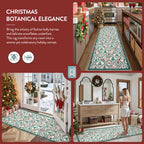 Christmas Kitchen Runner Rug, 2x6 Soft Christmas Bathroom Runner Rug