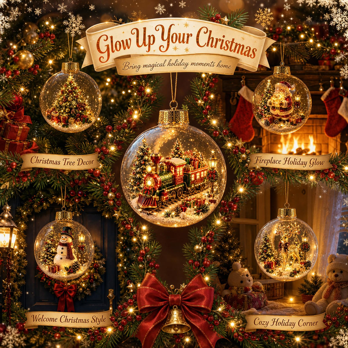 Glowing Christmas Story Ornament - Glowing Christmas Story Ornament (5PCS)