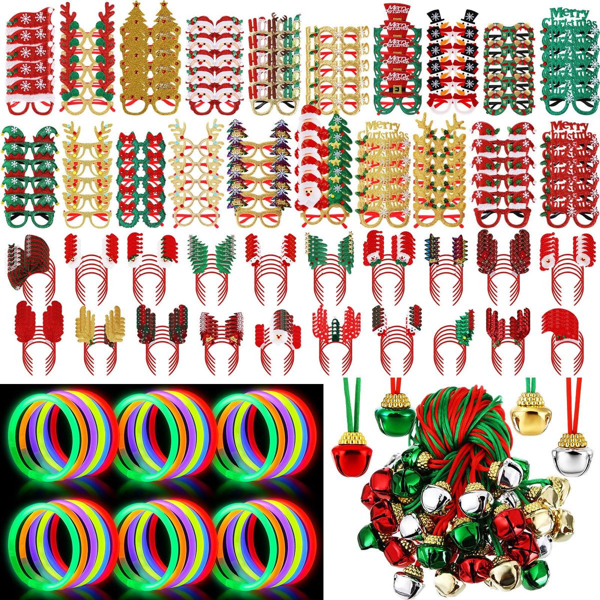 400 Pcs Christmas Party Favors Bulk,