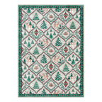 Christmas Kitchen Runner Rug, 2x6 Soft Christmas Bathroom Runner Rug