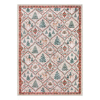 Christmas Kitchen Runner Rug, 2x6 Soft Christmas Bathroom Runner Rug