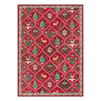 Christmas Kitchen Runner Rug, 2x6 Soft Christmas Bathroom Runner Rug