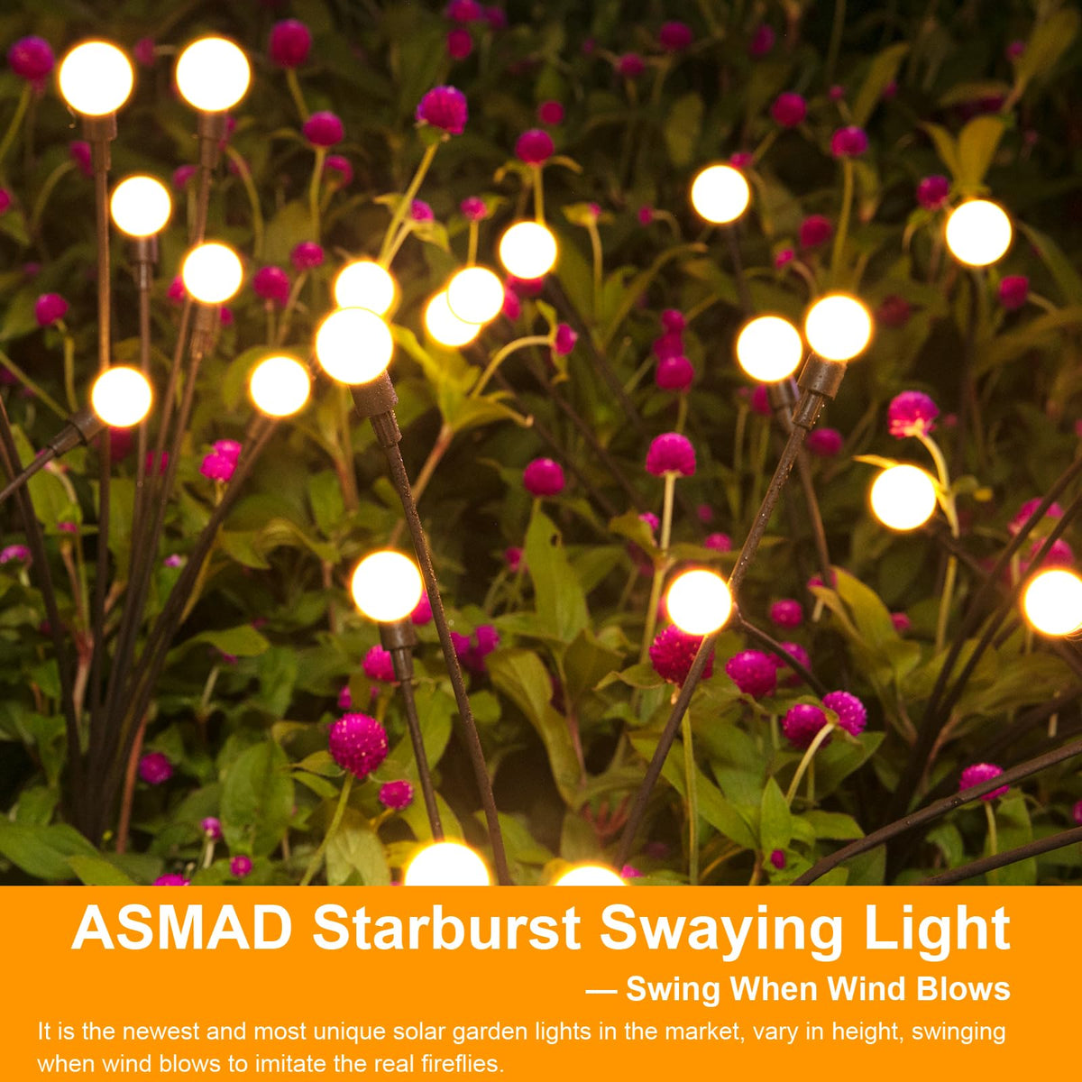 Firefly Light for Garden Decor, Outdoor lights, Outdoor Decor, Patio Decor, Gifts for Women, Gifts for Grandma,