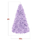 Christmas tree4.5ft Premium Unlit Pine Design, Dense Branches Realistic Holiday Décor w/Easy Assembly - Green