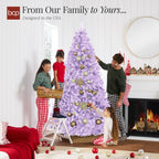Christmas tree4.5ft Premium Unlit Pine Design, Dense Branches Realistic Holiday Décor w/Easy Assembly - Green
