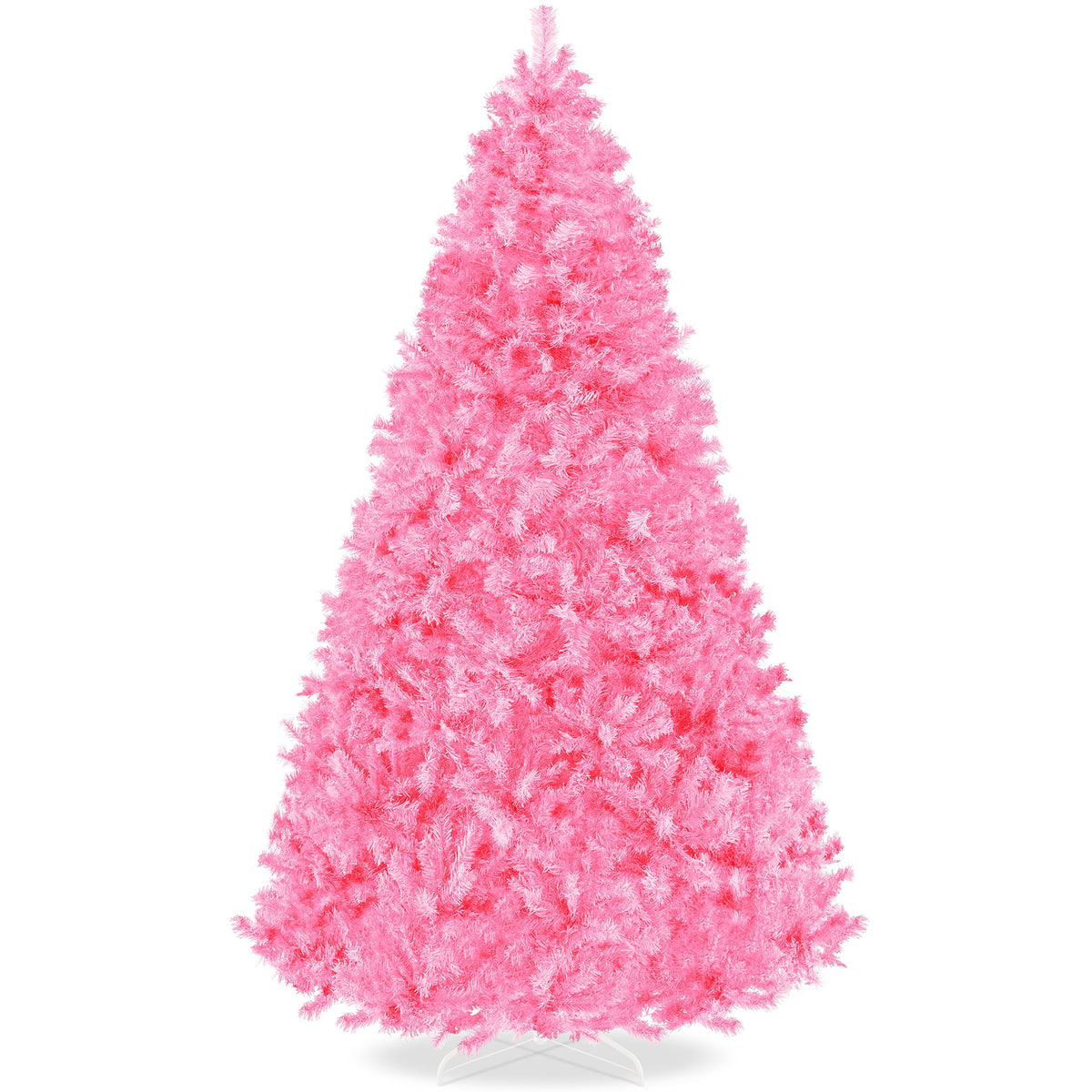 Christmas tree4.5ft Premium Unlit Pine Design, Dense Branches Realistic Holiday Décor w/Easy Assembly - Green
