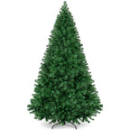 Christmas tree4.5ft Premium Unlit Pine Design, Dense Branches Realistic Holiday Décor w/Easy Assembly - Green