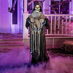 Life Size Halloween Animatronic Grim Reaper with Sound