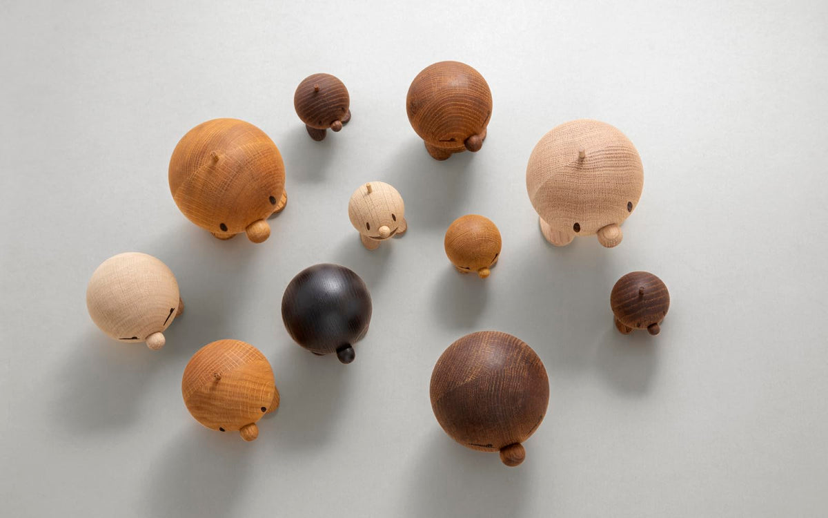 Smoked Oak, Woody Brown, Home Decor Ornament