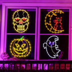 Halloween Decorations - 16" Halloween Window Silhouette Lights