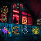 Halloween Decorations - 16" Halloween Window Silhouette Lights