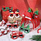 Giegxin 80 Pcs Christmas Headbands Eyeglasses Bulk for Adults