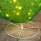 2 Pack 30" & 24" Pop-Up Iron Christmas Ornament Set, 230 Warm White LEDs with UL Transformer, 8 Light Functions & 18H Timer