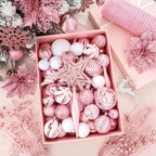CroBlissful 118 Pcs Christmas Tree Ornaments  , Berries Stems for Xmas Trees Holiday Decor(Gold)
