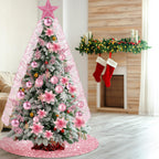 72 Pieces Christmas  Star Sequin Tree Skirts for Home Wreaths Holiday Party Favors