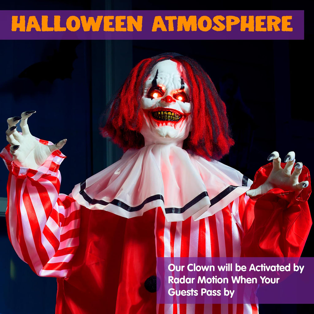 Life Size Halloween Animatronic Grim Reaper with Sound