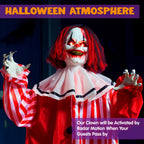 Life Size Halloween Animatronic Grim Reaper with Sound
