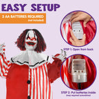 Life Size Halloween Animatronic Grim Reaper with Sound