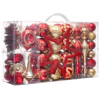 100ct Christmas Tree Decorations Ball Ornaments Set Medium Navy Blue and Silver Shatterproof Christmas Decorations Set, Winter Wonderland Hanging Ornaments for Xmas Holiday Decor