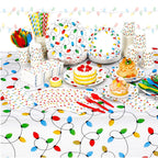 452 Pcs Christmas Party Decorations for 50 Guests,  Set for Xmas Holiday Party Supplies
