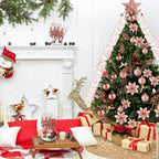 72 Pieces Christmas  Star Sequin Tree Skirts for Home Wreaths Holiday Party Favors