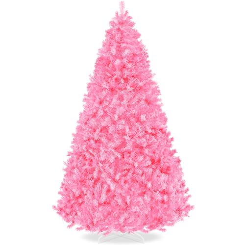 Christmas tree4.5ft Premium Unlit Pine Design, Dense Branches Realistic Holiday Décor w/Easy Assembly - Green