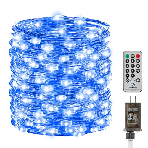 Fairy Lights with Remote, 66 Feet 200 Led Firefly String Lights Plug in for   Christmas Tree Wreath Craft Wedding Party Indoor Outdoor Decoration, Warm White