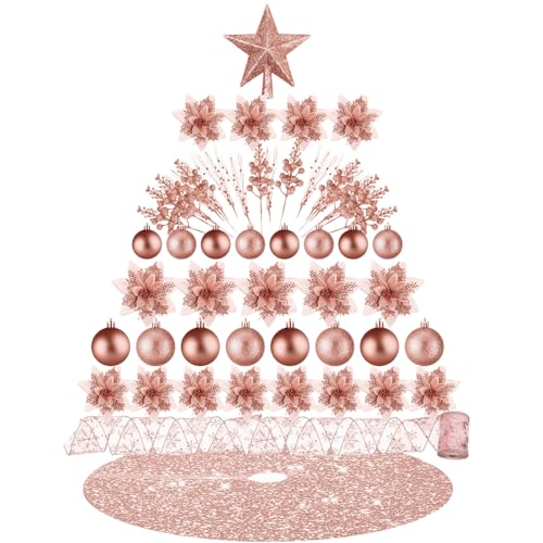 72 Pieces Christmas  Star Sequin Tree Skirts for Home Wreaths Holiday Party Favors