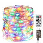 Fairy Lights with Remote, 66 Feet 200 Led Firefly String Lights Plug in for   Christmas Tree Wreath Craft Wedding Party Indoor Outdoor Decoration, Warm White