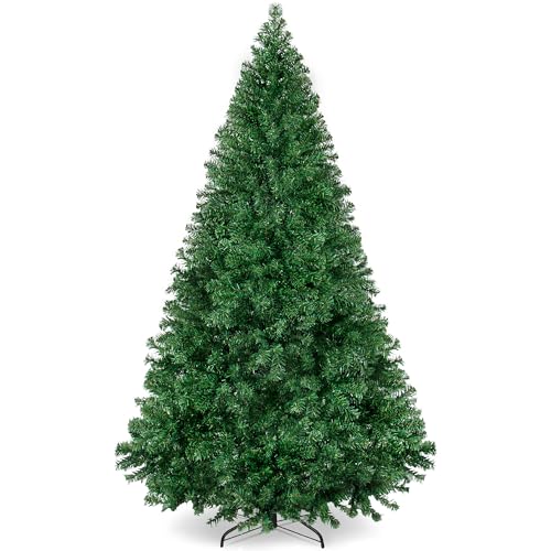 Christmas tree4.5ft Premium Unlit Pine Design, Dense Branches Realistic Holiday Décor w/Easy Assembly - Green