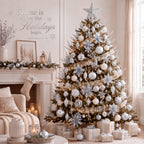 CroBlissful 118 Pcs Christmas Tree Ornaments  , Berries Stems for Xmas Trees Holiday Decor(Gold)