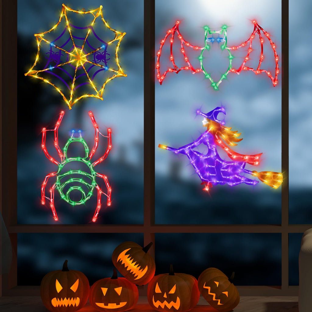 Halloween Decorations - 16" Halloween Window Silhouette Lights