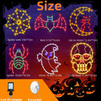 Halloween Decorations - 16" Halloween Window Silhouette Lights