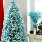 72 Pieces Christmas  Star Sequin Tree Skirts for Home Wreaths Holiday Party Favors