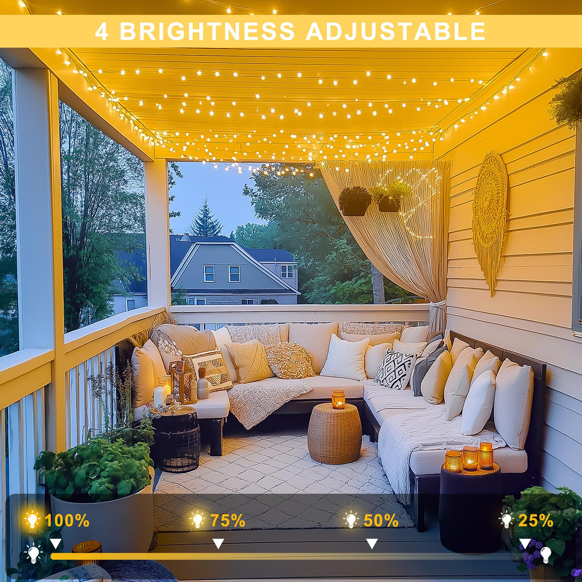 Outdoor Christmas Lights, 315ft 1200 LED Christmas Tree Lights
