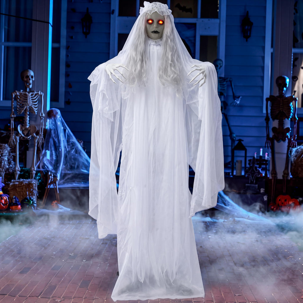 Life Size Halloween Animatronic Grim Reaper with Sound