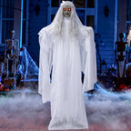 Life Size Halloween Animatronic Grim Reaper with Sound