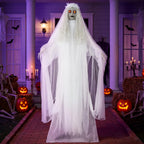 Life Size Halloween Animatronic Grim Reaper with Sound