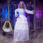 Life Size Halloween Animatronic Grim Reaper with Sound