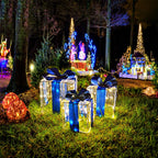 Christmas Decorations Indoor: Set of 3 Christmas Lighted Gift Boxes