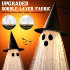 2 Pack 5.5FT Halloween Hanging Ghosts, Remote & Time